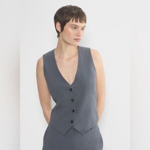 Aritzia Babaton Vest Top Vintage Navy 00 XS